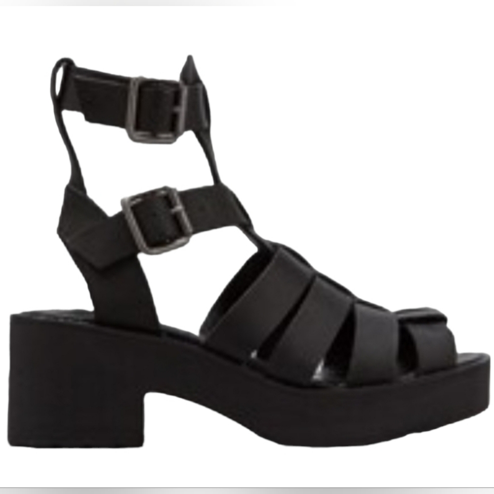 Fashion Focus April Gladiator Style Platform Sandle Size 6